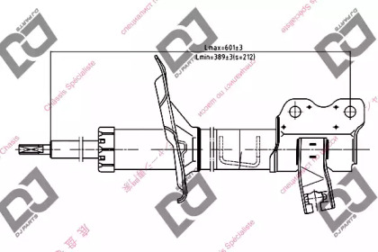 Амортизатор DJ PARTS DS1128GS